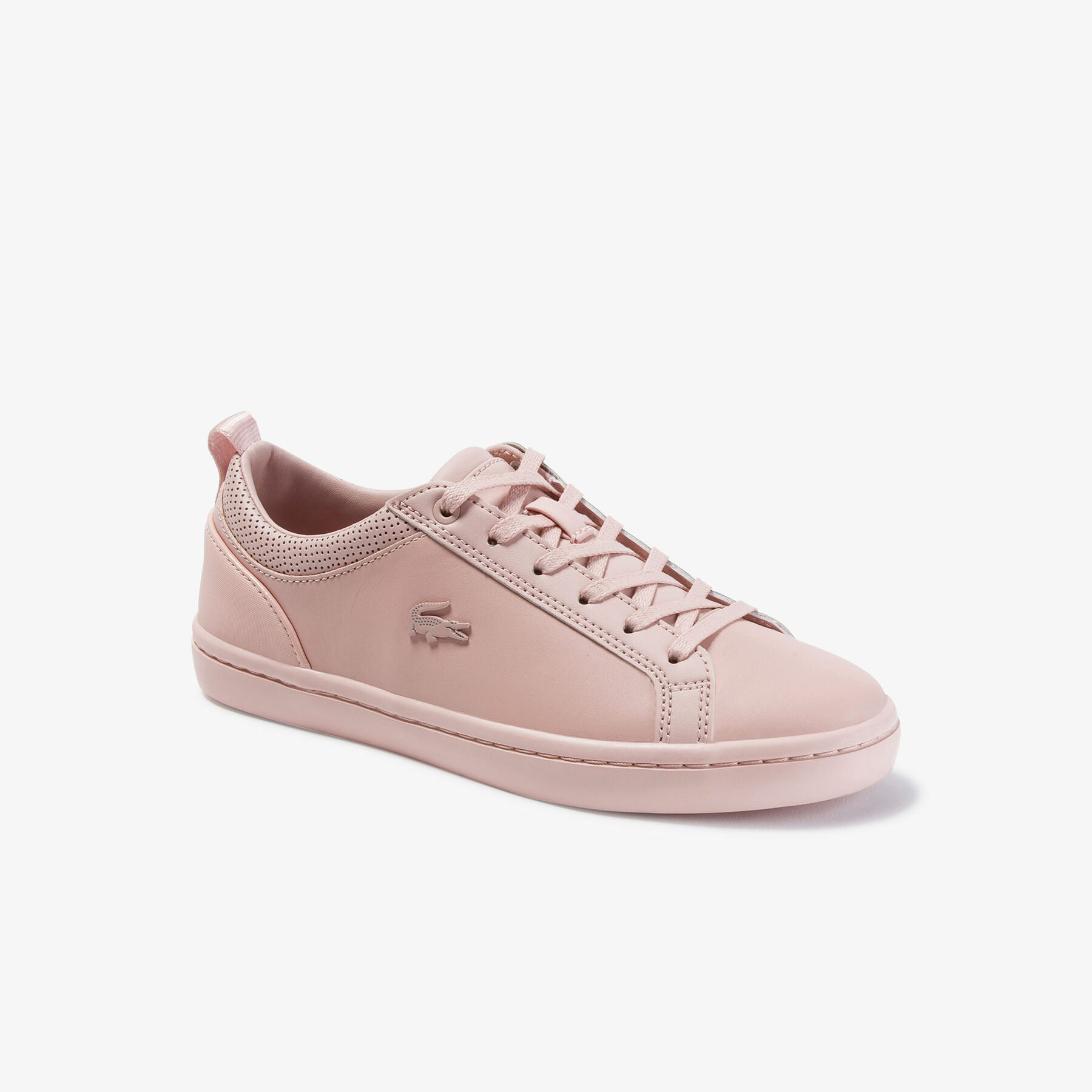 Women's Straightset Leather and Synthetic Sneakers lacoste women s straightset leather and synthetic sneakers