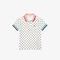 girls  lacoste polka dot print cotton piqu  polo