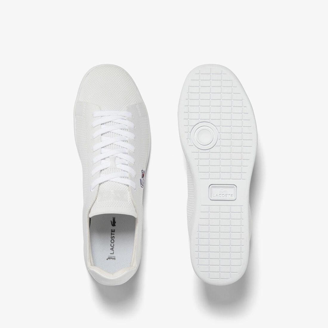 Men's Lacoste Carnaby Pique Textile Trainers Men's Lacoste Carnaby Pique Textile Trainers