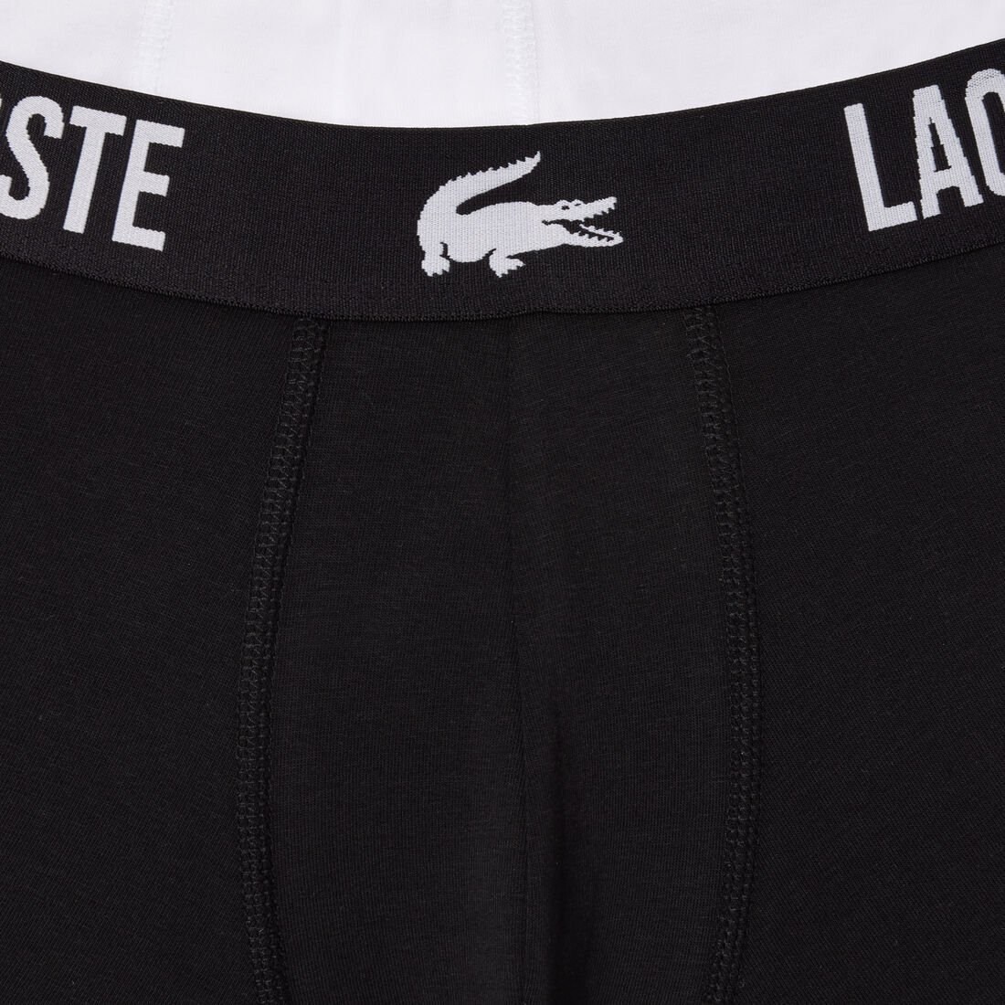 Men's Lacoste Branded Jersey Trunk Three-Pack Men's Lacoste Branded Jersey Trunk Three-Pack