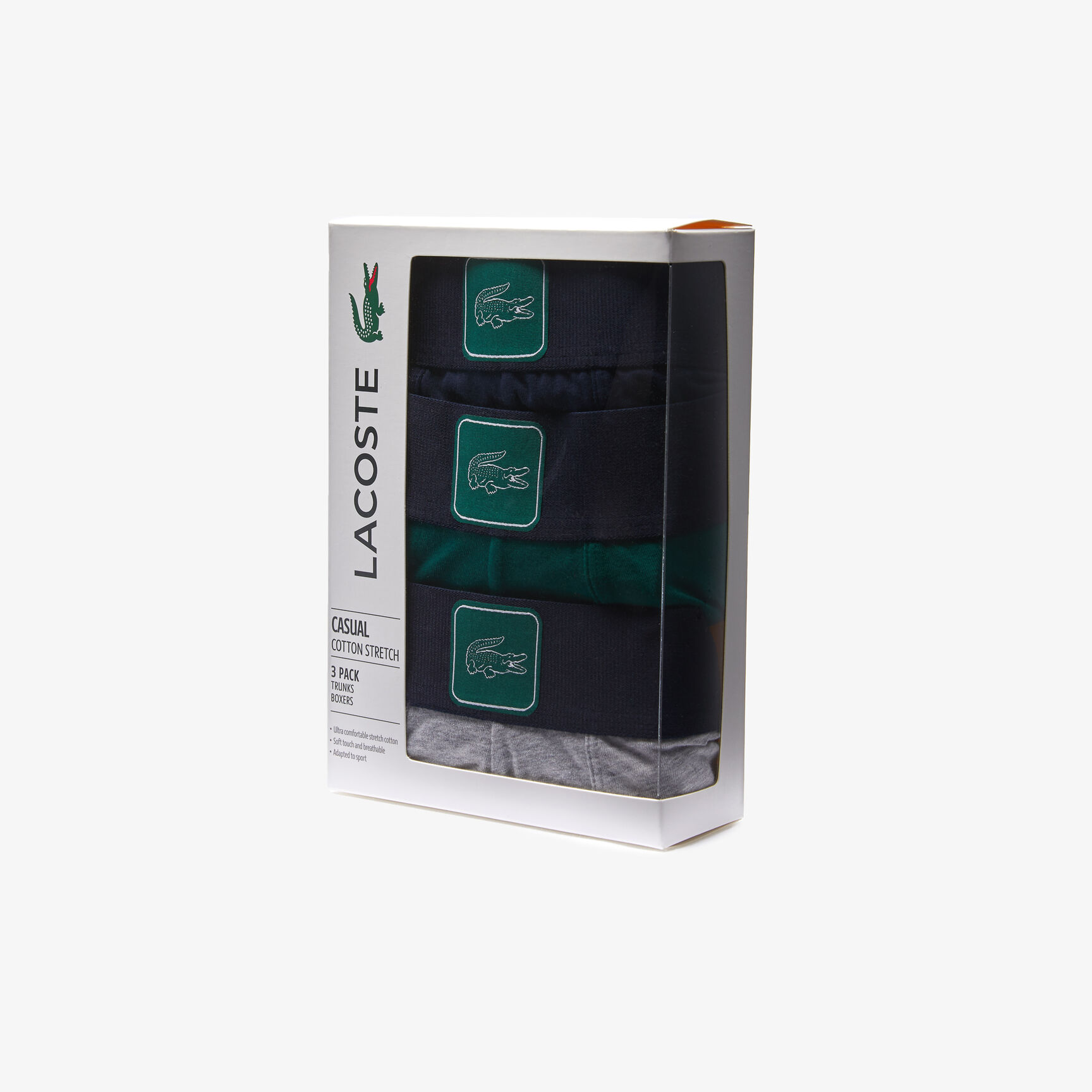 Men&rsquo;s Stretch Cotton Trunk 3-Pack