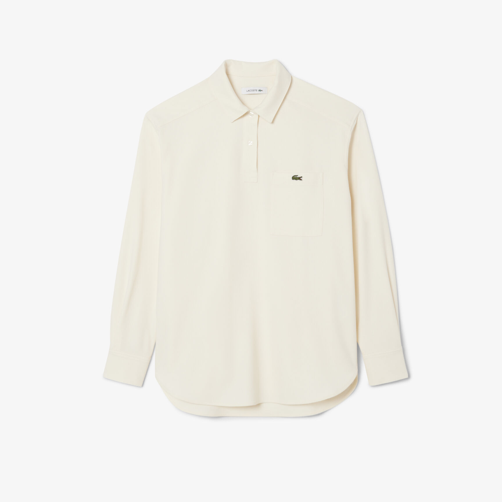 Oversized Polo Style Flannel Shirt Oversized Polo Style Flannel Shirt