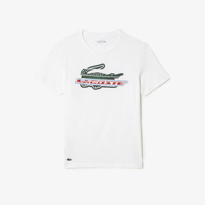 تيشيرت لاكوست قطن عضوي بقصة عادية للرجال مجموعة Lacoste Sport