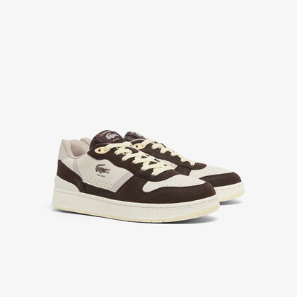 Men's T-clip Set Leather Sneakers