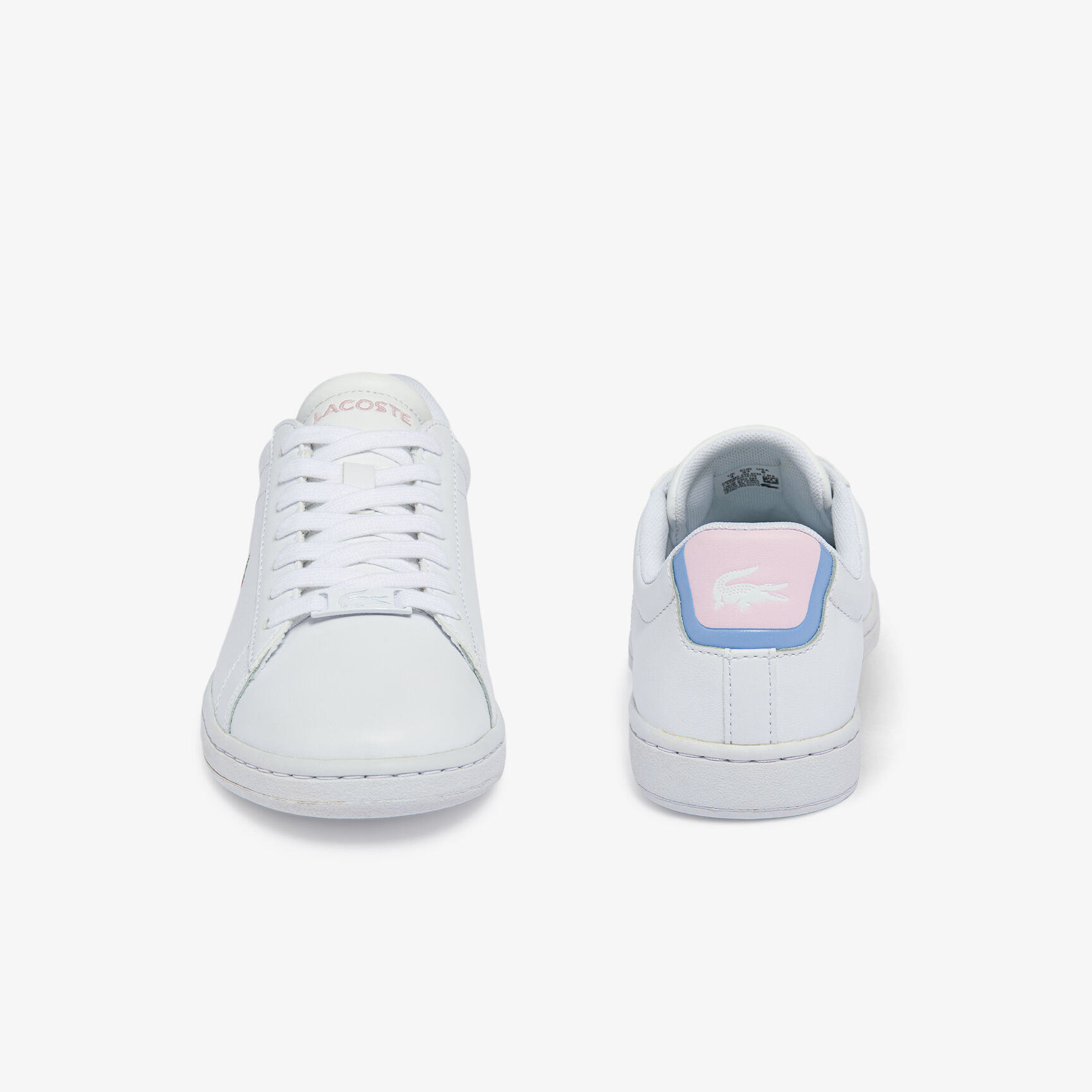 سنيكرز كارنابي جلد بطرف أعلى الكعب بلون مغاير للنساء