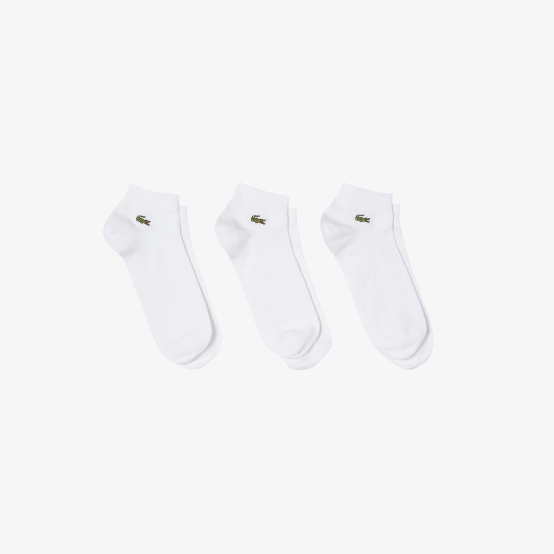 lacoste 3 pack low socks