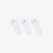 lacoste 3 pack low socks