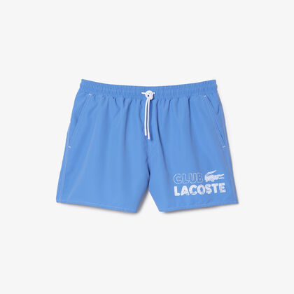 Men’s Lacoste Quick Dry Swim Trunks With Integrated Lining