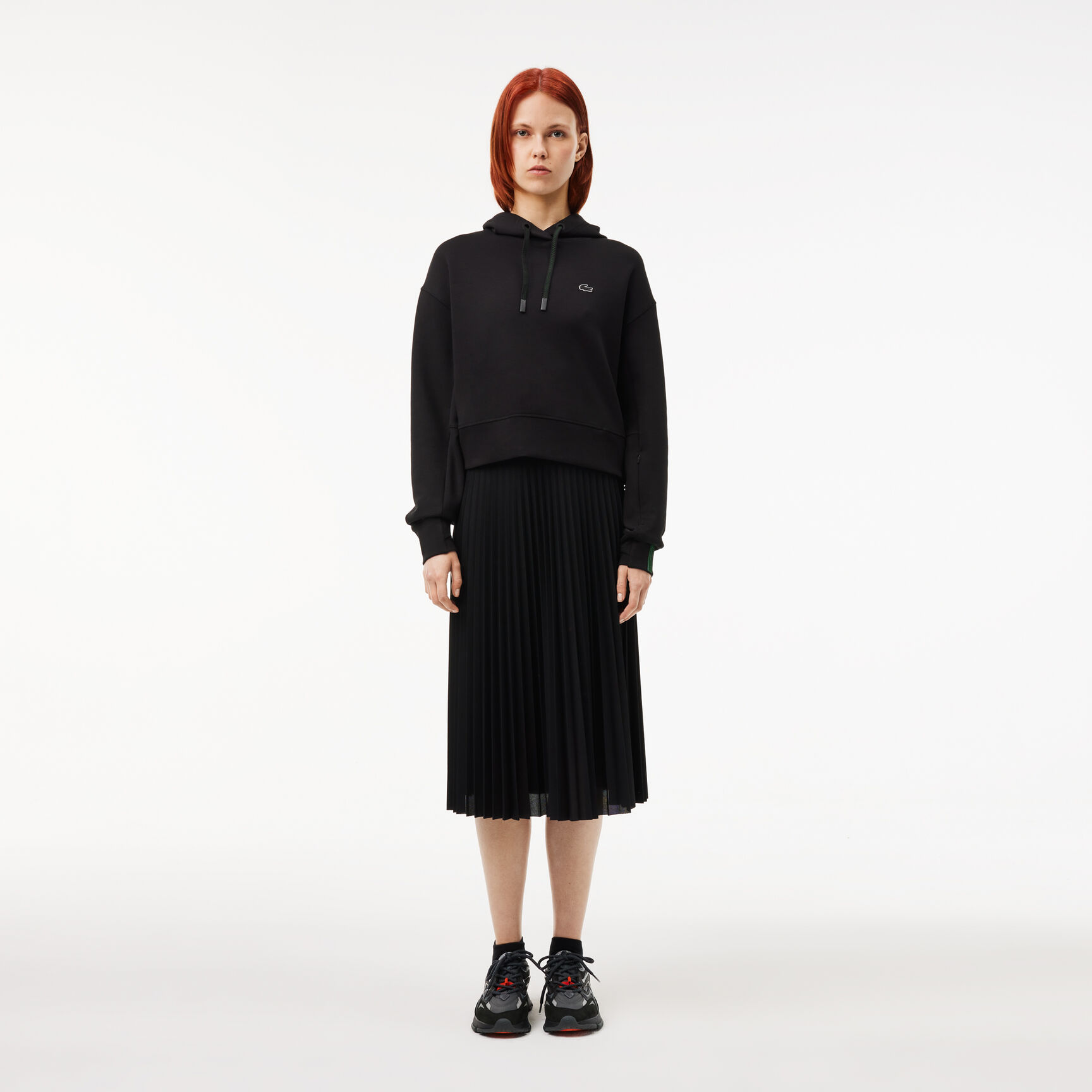 تنورة نسائية بطيات بخصر مطاطي تنورة نسائية بطيات بخصر مطاطي