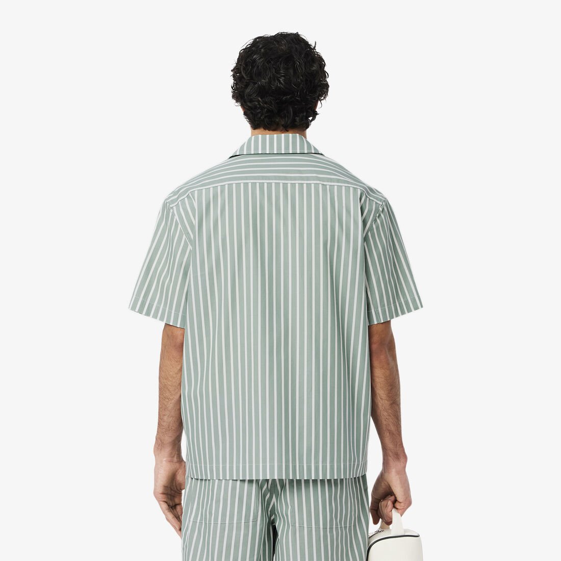 Relaxed Fit Striped Short Sleeved Shirt Relaxed Fit Striped Short Sleeved Shirt