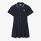 Flared Badge Accent Petit Pique Dress Flared Badge Accent Petit Pique Dress