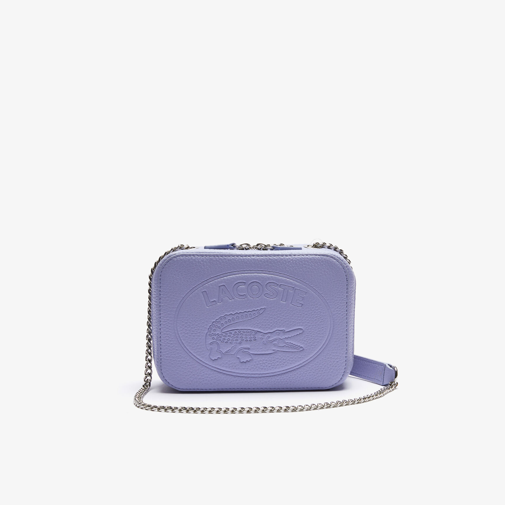 Women&rsquo;s Croco Crew Grained Leather Zip Shoulder Bag