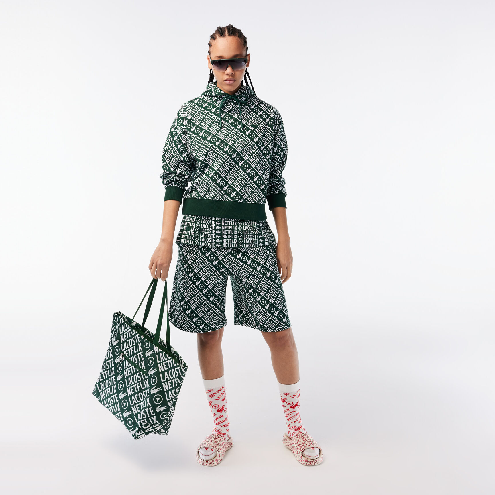 Women’s Lacoste x Netflix Organic Cotton Hoodie