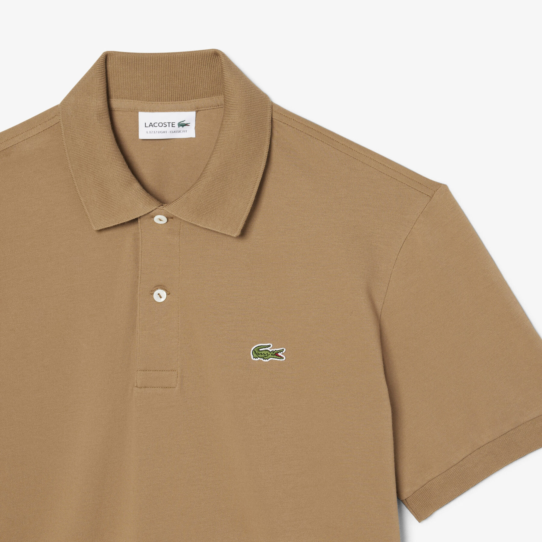 lacoste classic fit l 12 12 light pique polo shirt