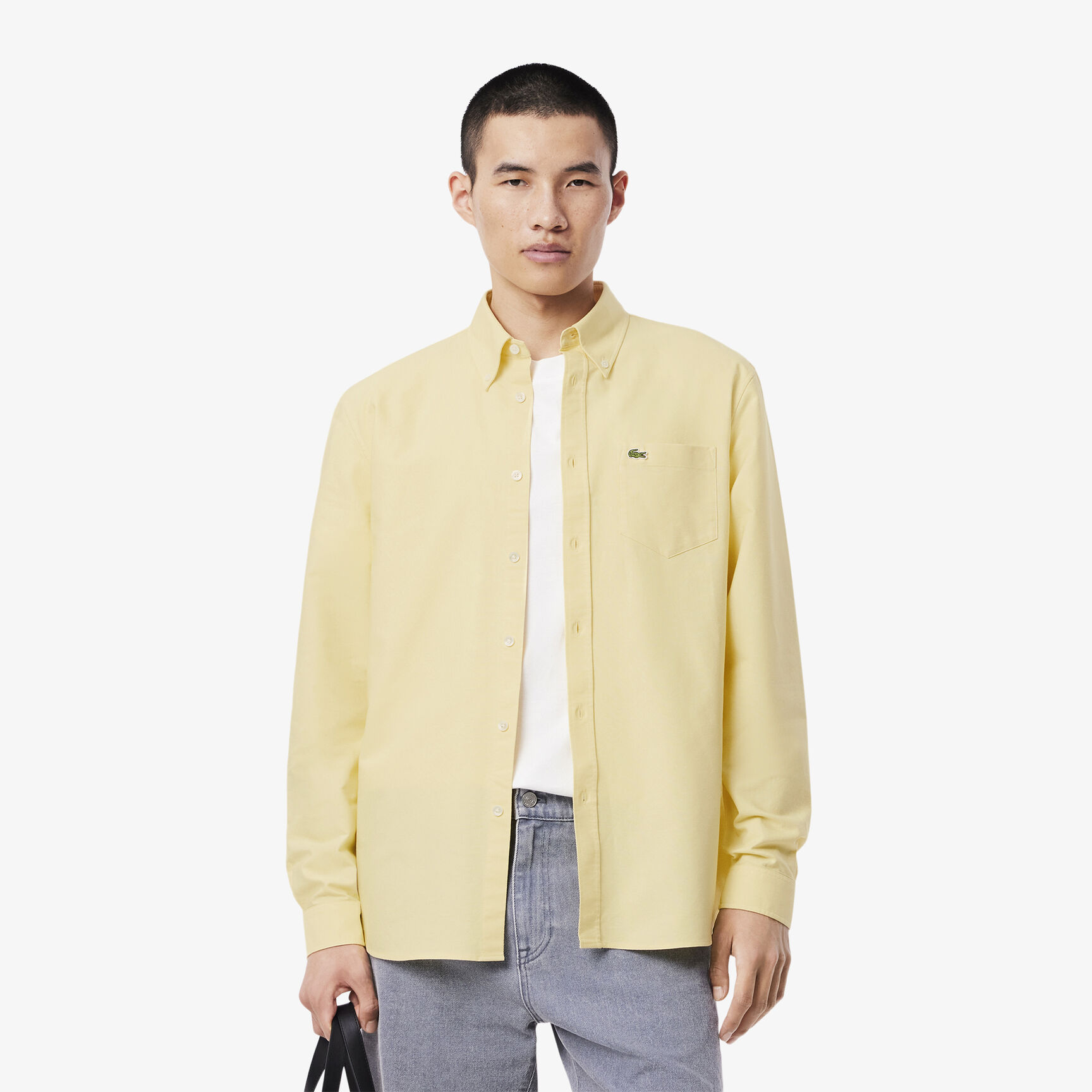 قميص أكسفورد بقصّة عادية