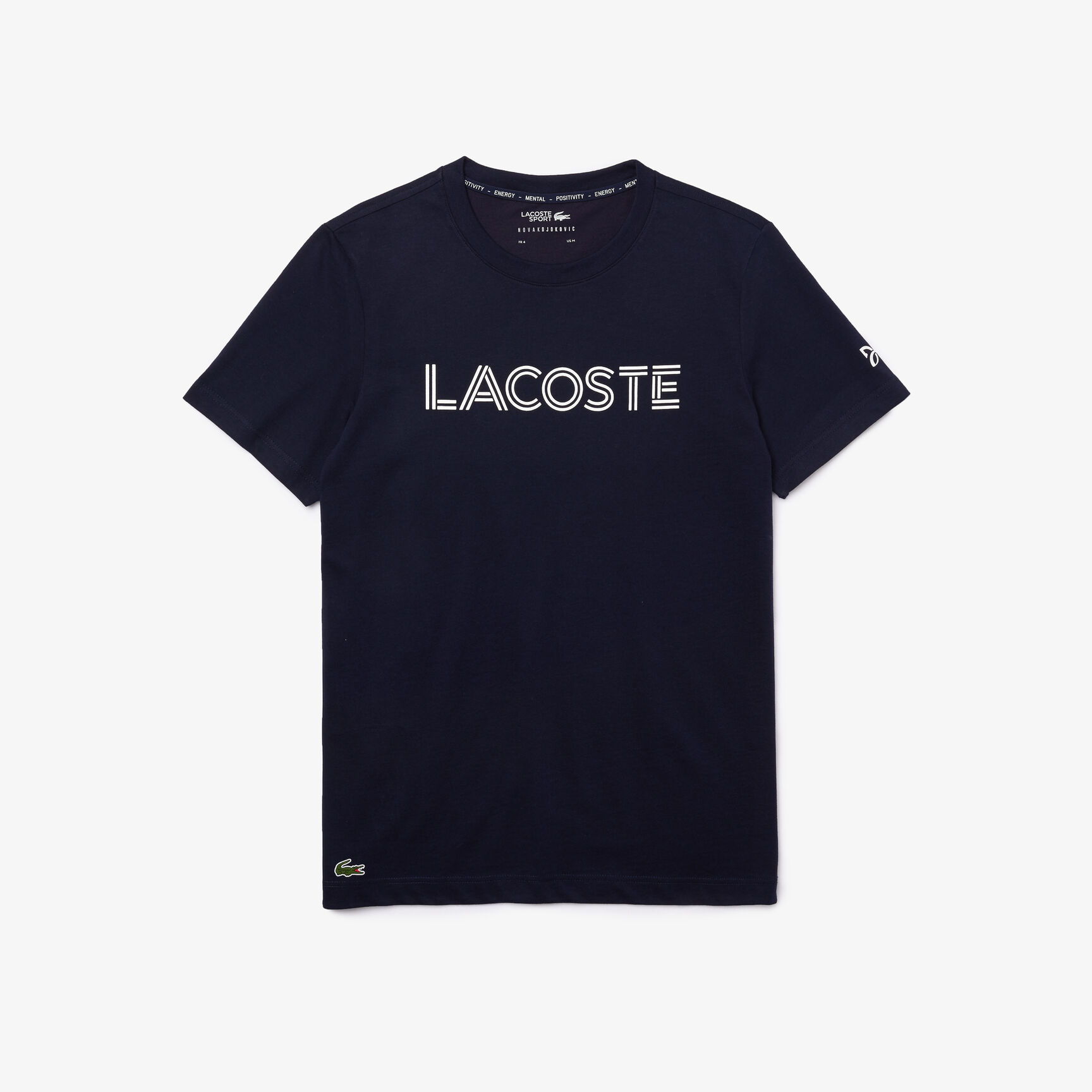 تي شيرت مسامي بطبعات مميزة مجموعة Lacoste SPORT و Novak Djokovic للرجال تي شيرت مسامي بطبعات مميزة مجموعة Lacoste SPORT و Novak Djokovic للرجال