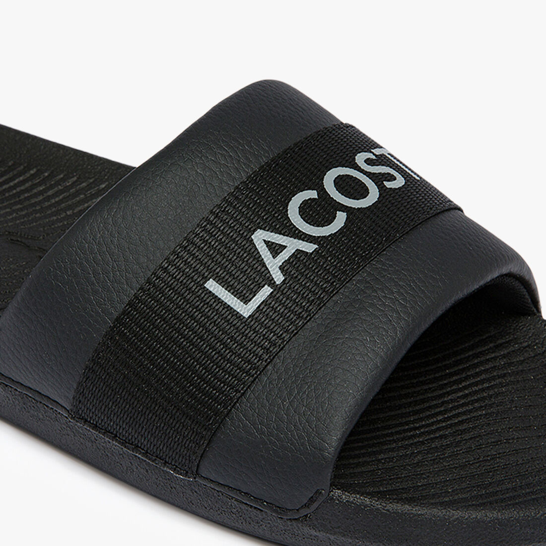 Men's Croco Slides Textile Logo Men's Croco Slides Textile Logo