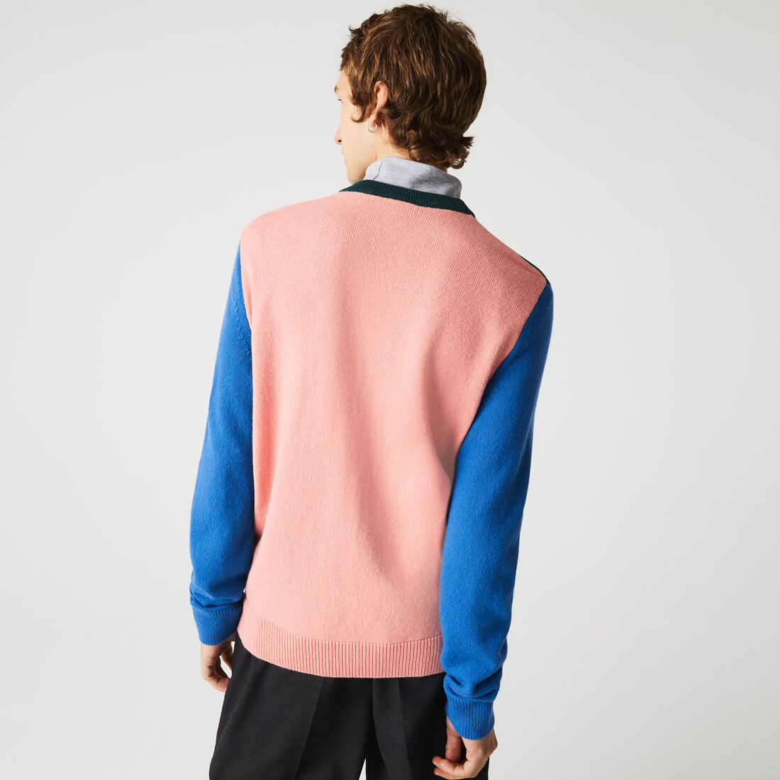 Men’s Crew Neck Colorblock Responsible Wool Sweater Men’s Crew Neck Colorblock Responsible Wool Sweater