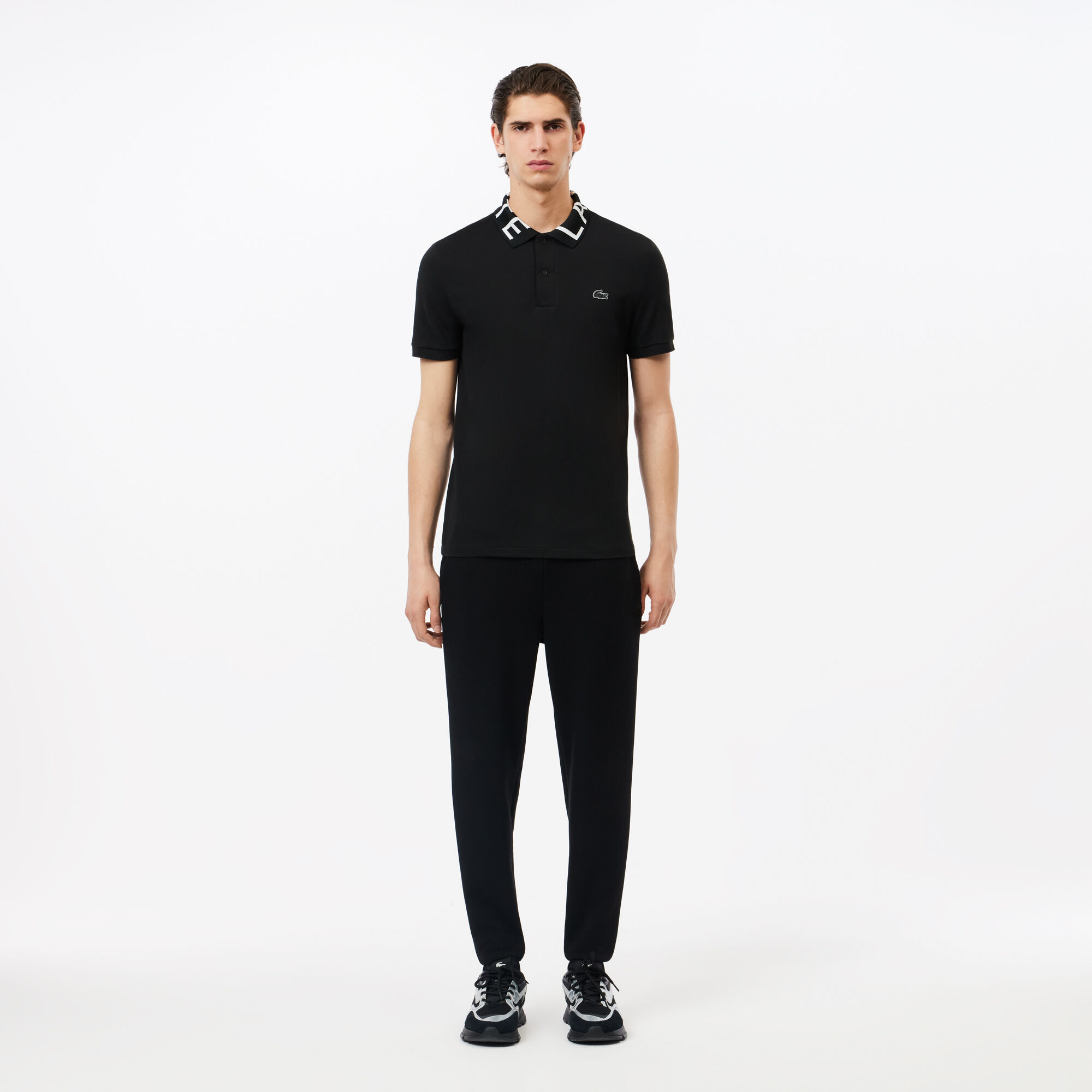 Lacoste slim fit tracksuit shop
