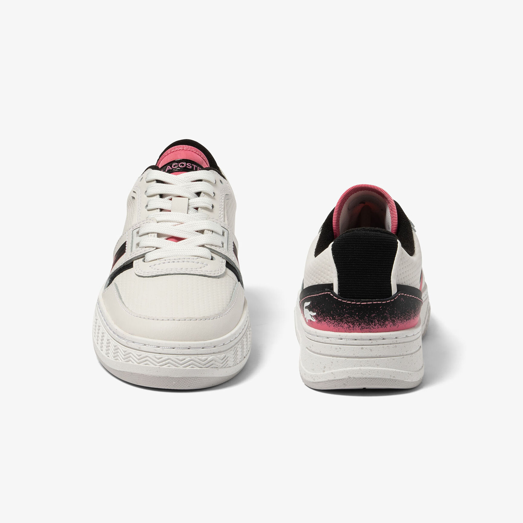 Women's Lacoste L001 Leather Heel Pop Trainers