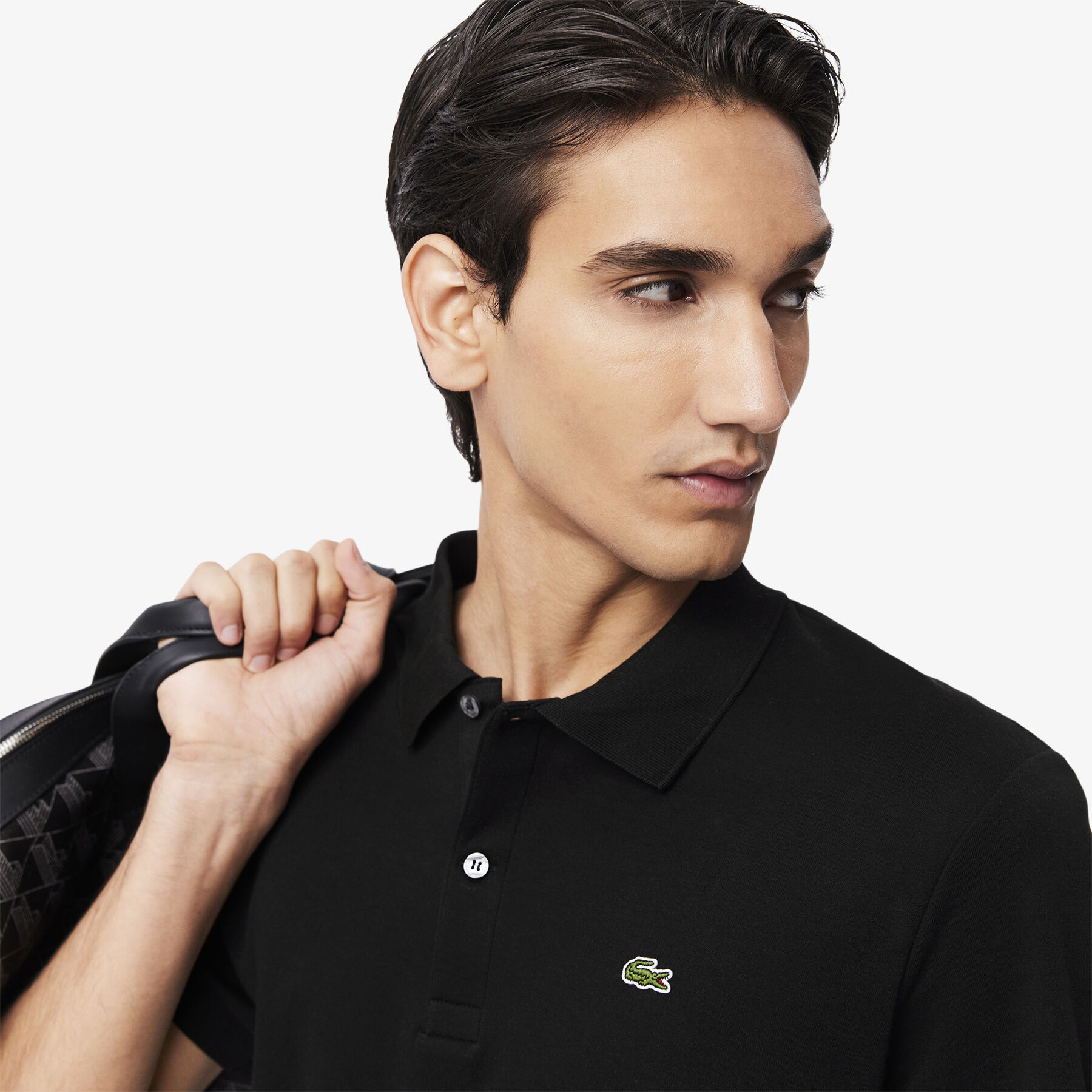 lacoste regular fit cotton pima polo shirt