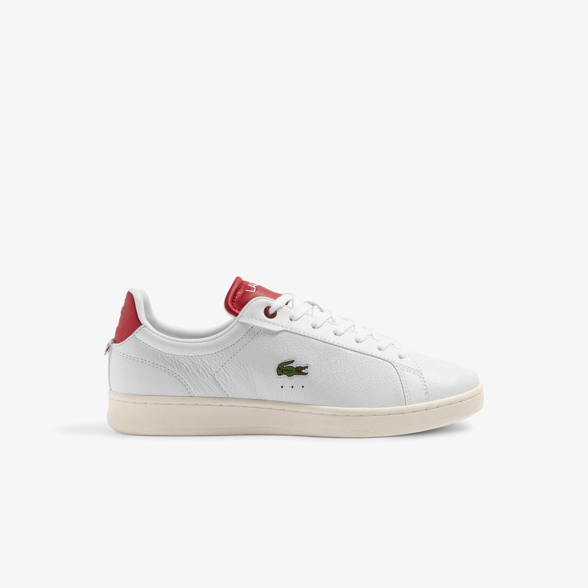 Buy Men s Carnaby Pro Heel Detail Leather Trainers Lacoste QA