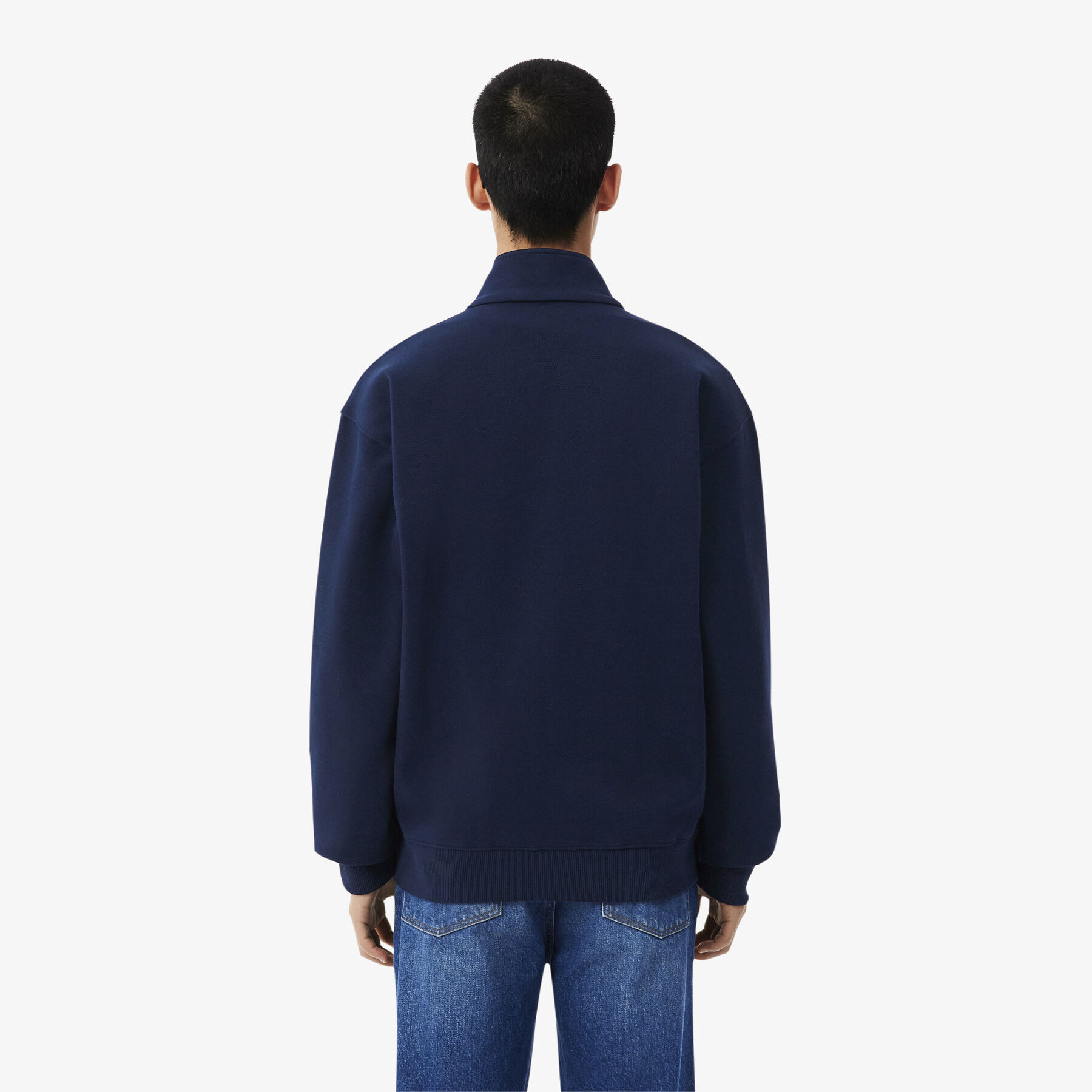 Double Face Pique Zipped Sweatshirt lacoste double face pique zipped sweatshirt