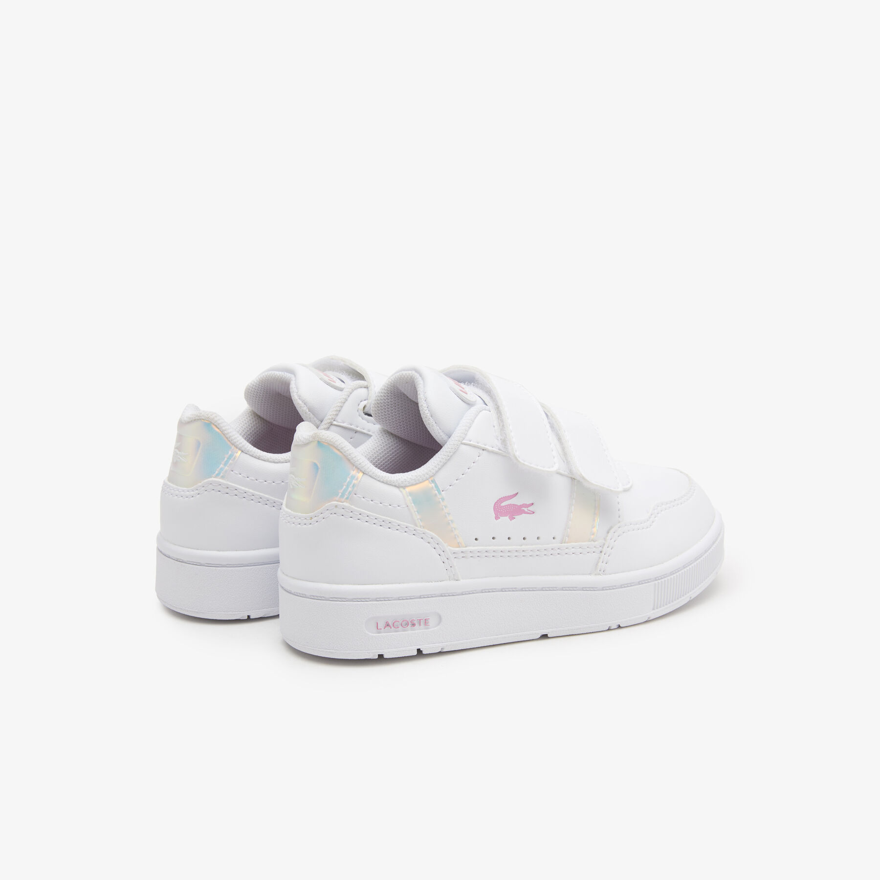Infants' T-Clip Synthetic Popped Heel Trainers lacoste infants t clip synthetic popped heel trainers