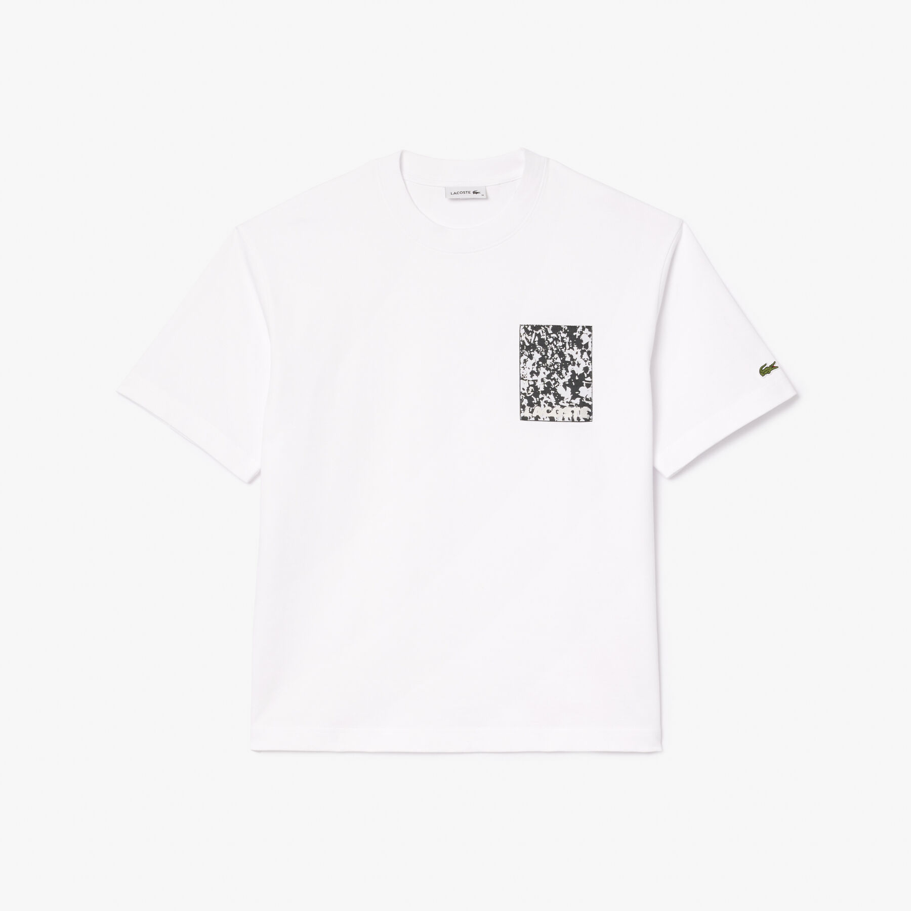 Loose Fit Thick Jersey T-shirt lacoste loose fit thick jersey t shirt