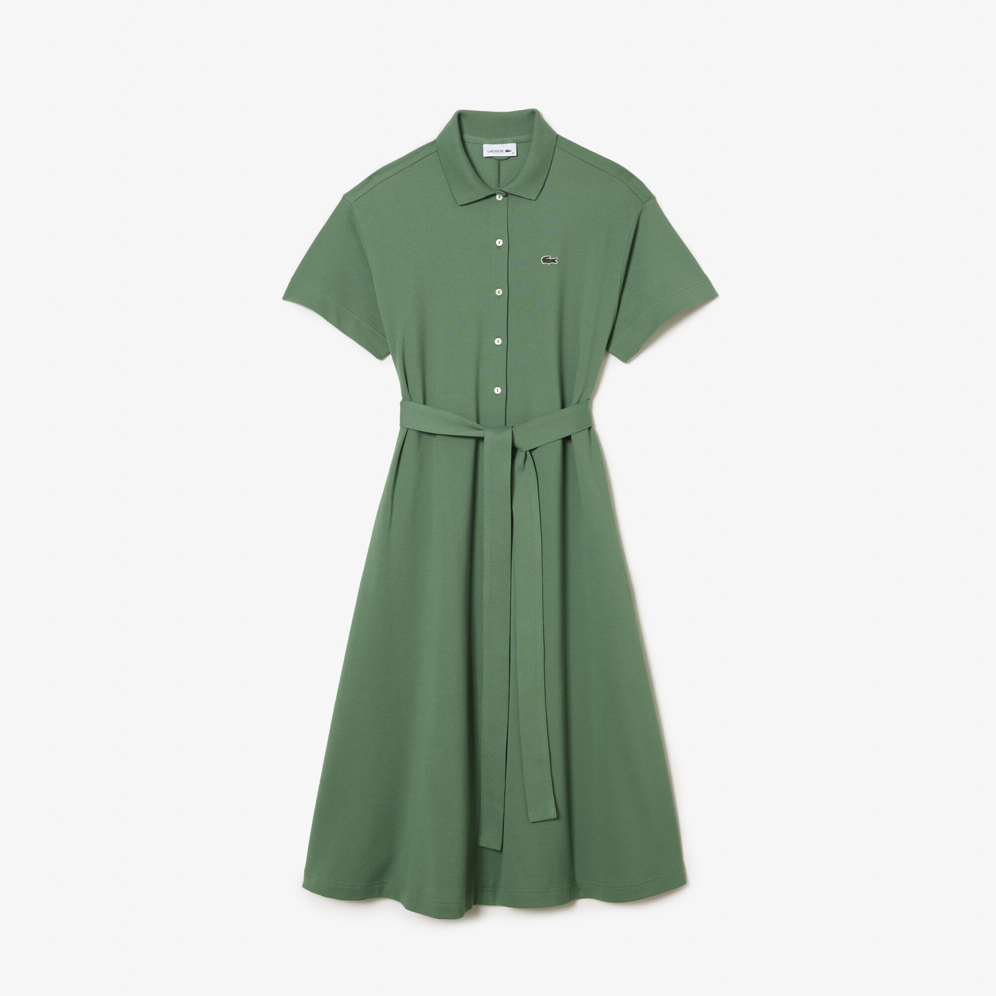 Lacoste belted dress outlet