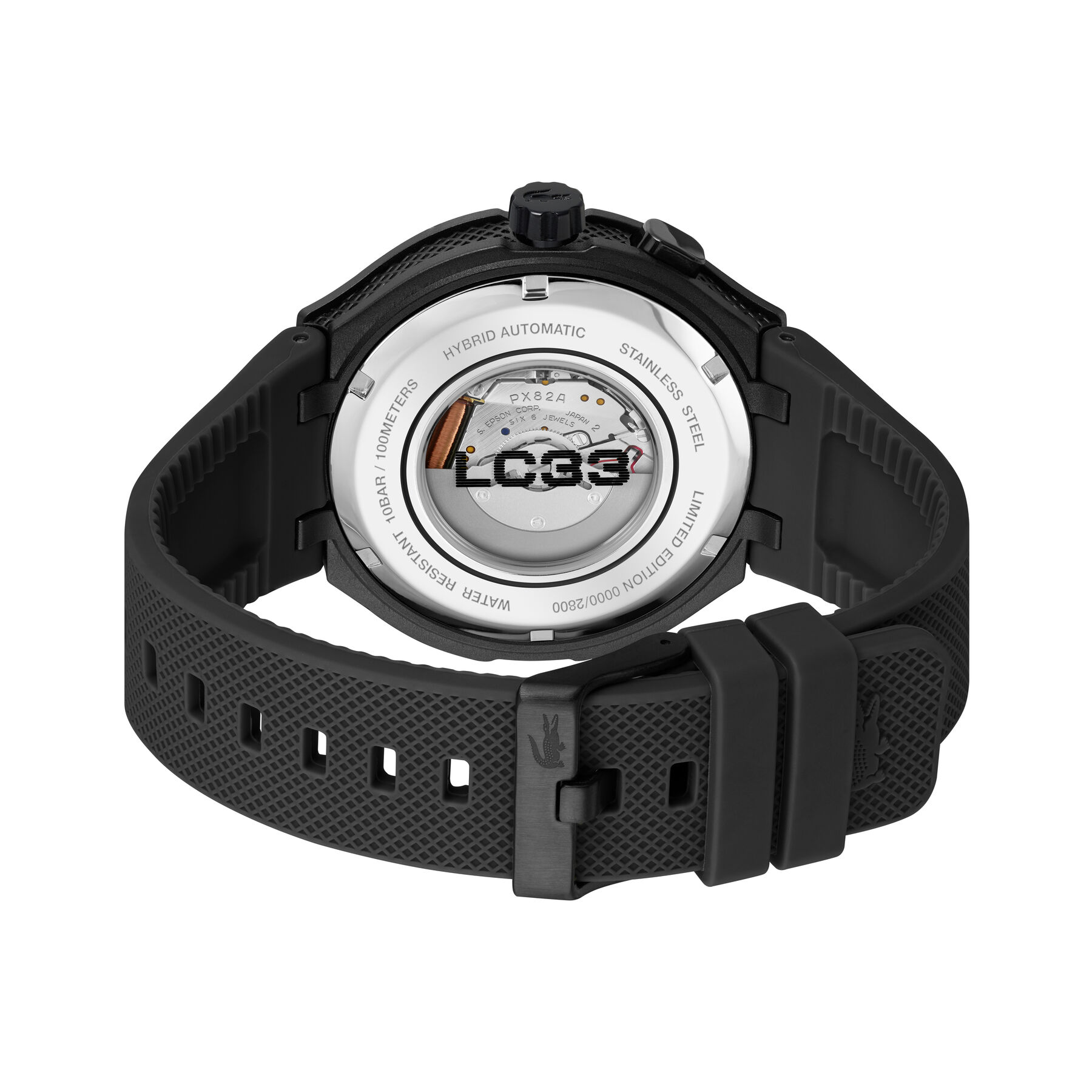 LC33 Black Silicone Watch LC33 Black Silicone Watch