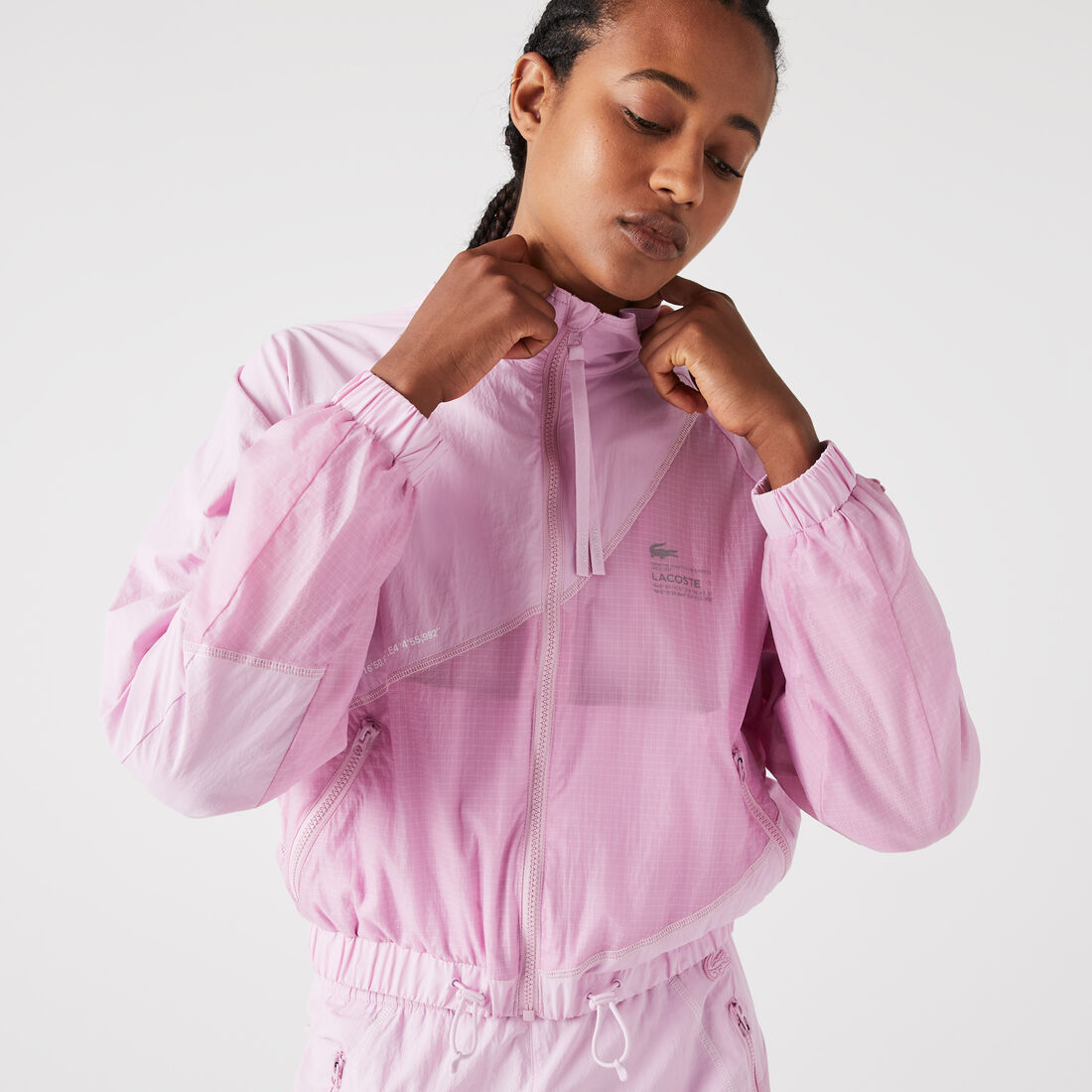 Women's Lacoste Mesh Lined Nylon Jacket