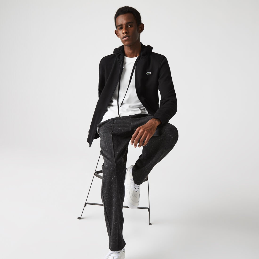 هودي خفيف من خامتين للرجال مجموعة Lacoste SPORT هودي خفيف من خامتين للرجال مجموعة Lacoste SPORT