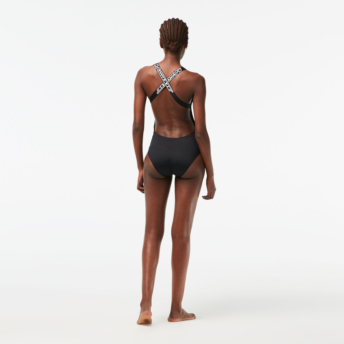 Women’s Lacoste One-Piece Recycled Polyester Swimsuit Women’s Lacoste One-Piece Recycled Polyester Swimsuit