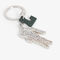 Diamante Crocodile L Charms Key Ring lacoste diamante crocodile l charms key ring