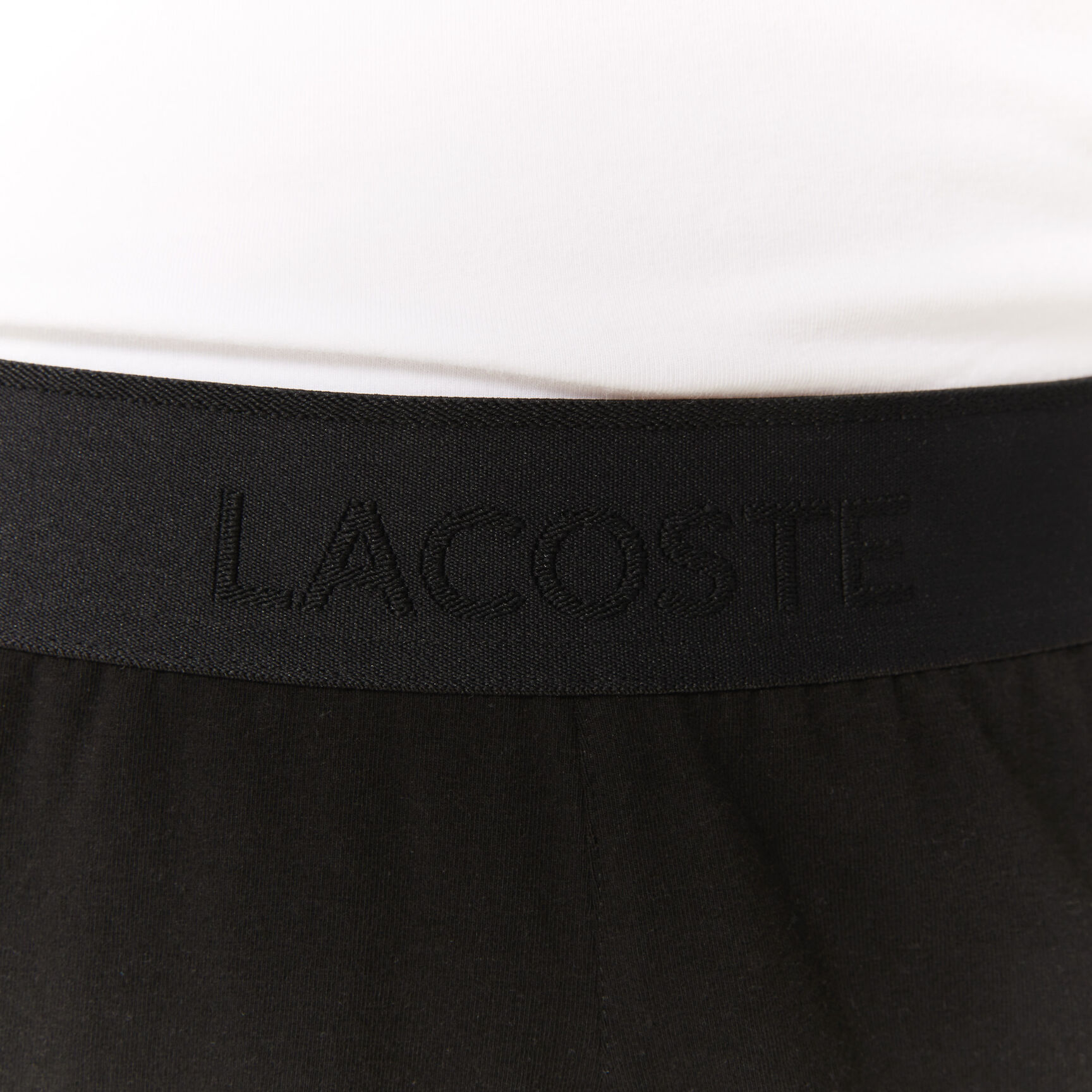 طقم بيجاما شورت قطن عضوي مطاطي مجموعة Lacoste x Minecraft للرجال