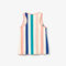 lacoste girls  striped cotton piqu  tank top