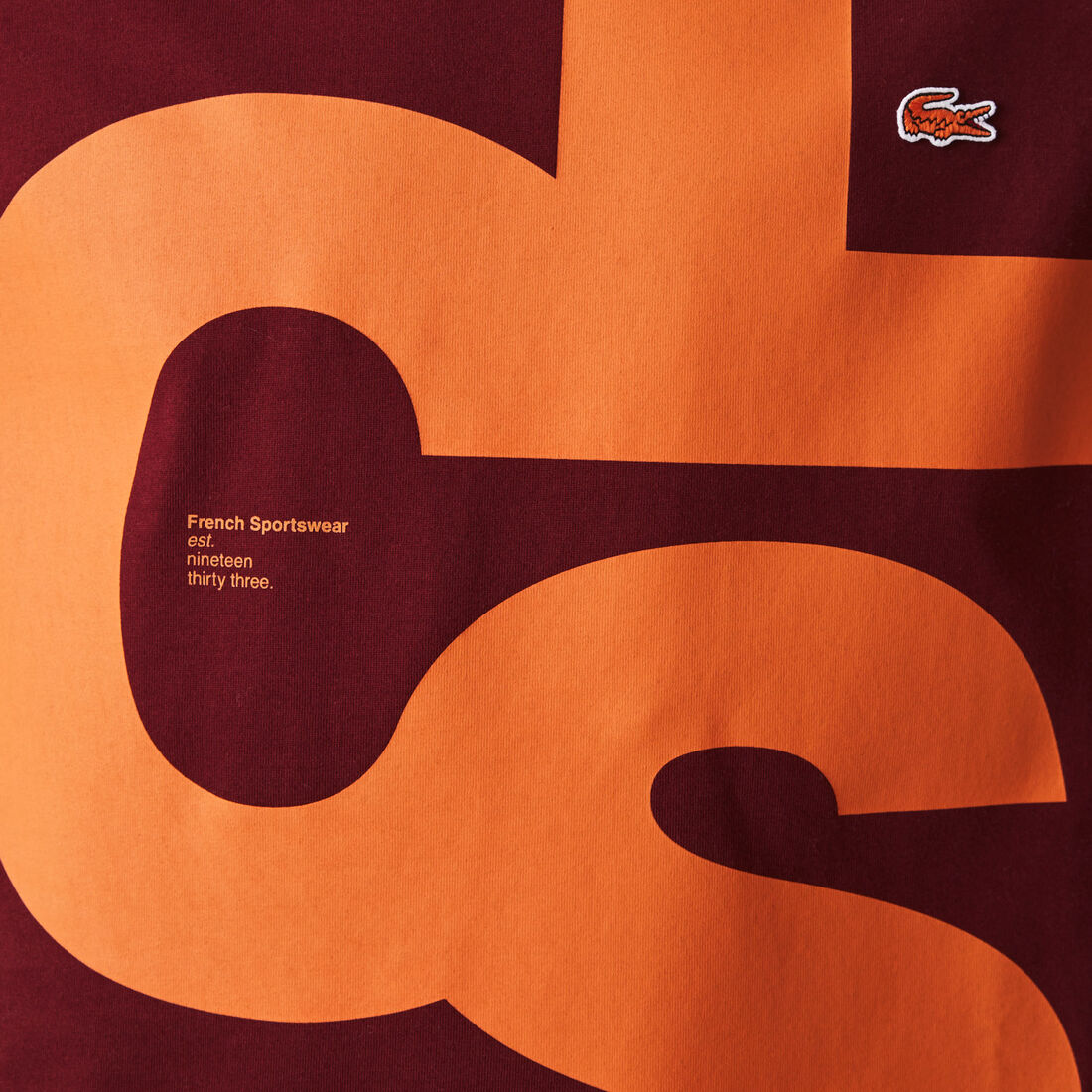 Men's Regular Fit Contrast Lettering Cotton T-Shirt Men's Regular Fit Contrast Lettering Cotton T-Shirt