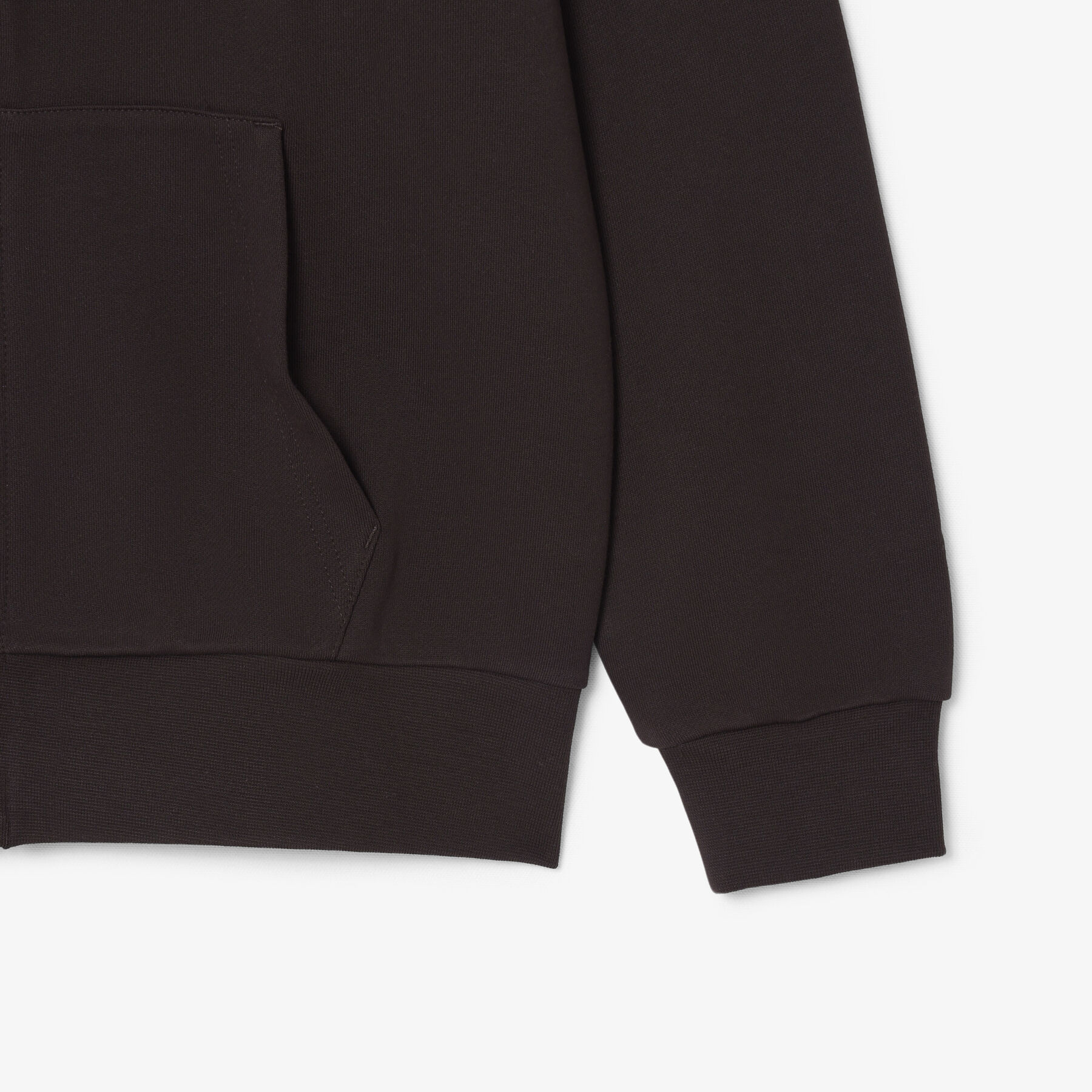 Classic Fit Zipped Fleece Sweatshirt Classic Fit Zipped Fleece Sweatshirt