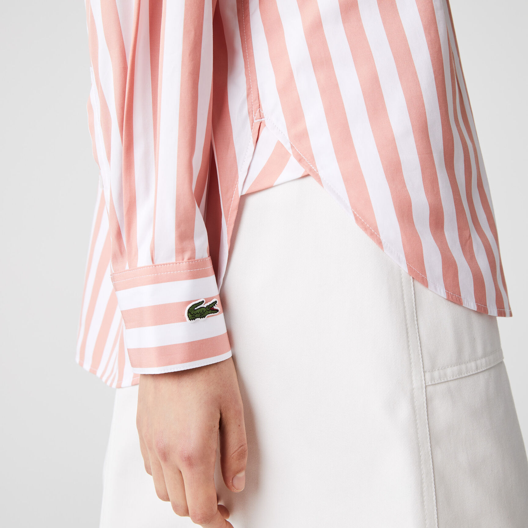 Women’s Oversized Striped Cotton Poplin Shirt Women’s Oversized Striped Cotton Poplin Shirt
