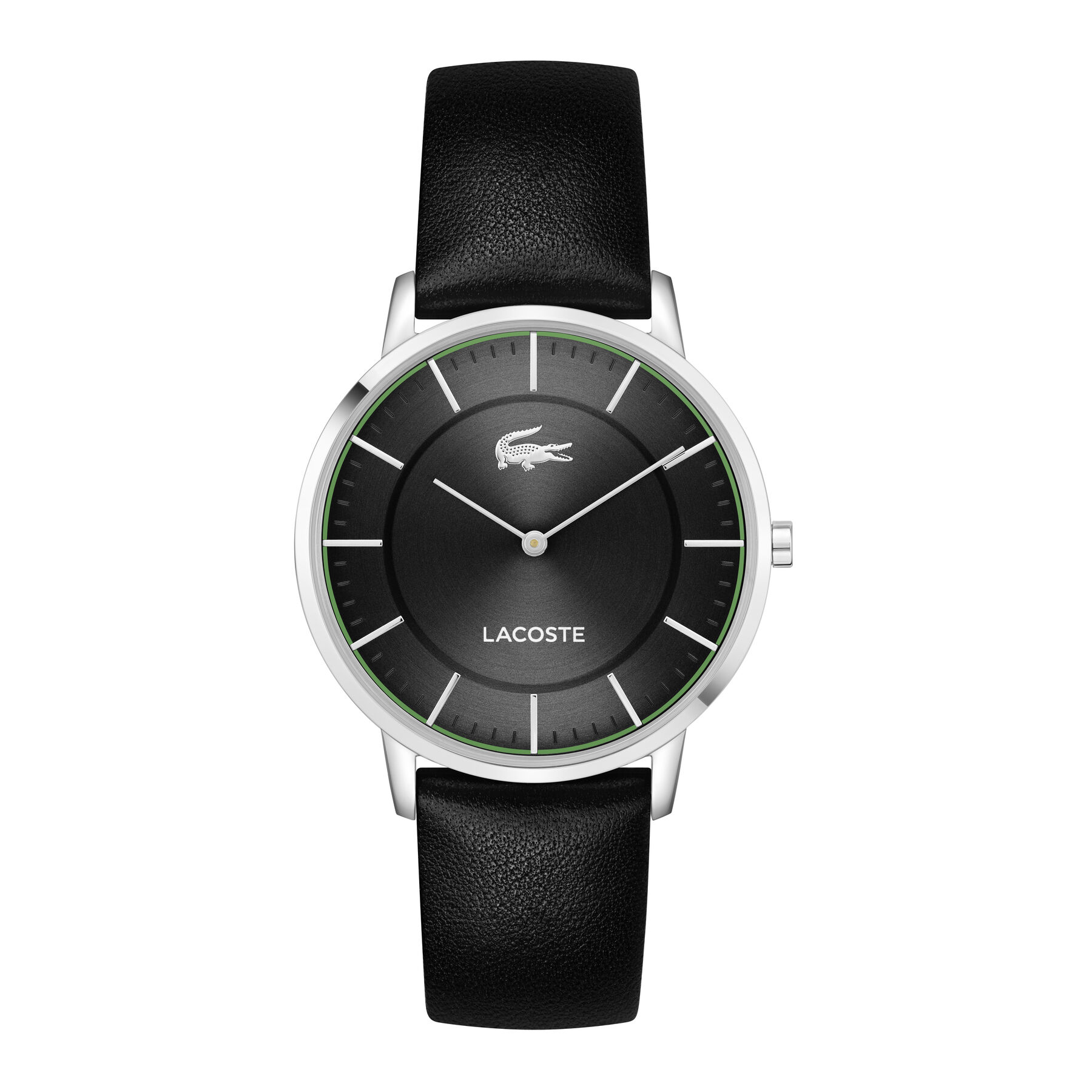 Lacoste Crocorigin Mens Black Dial Watch Lacoste Crocorigin Mens Black Dial Watch