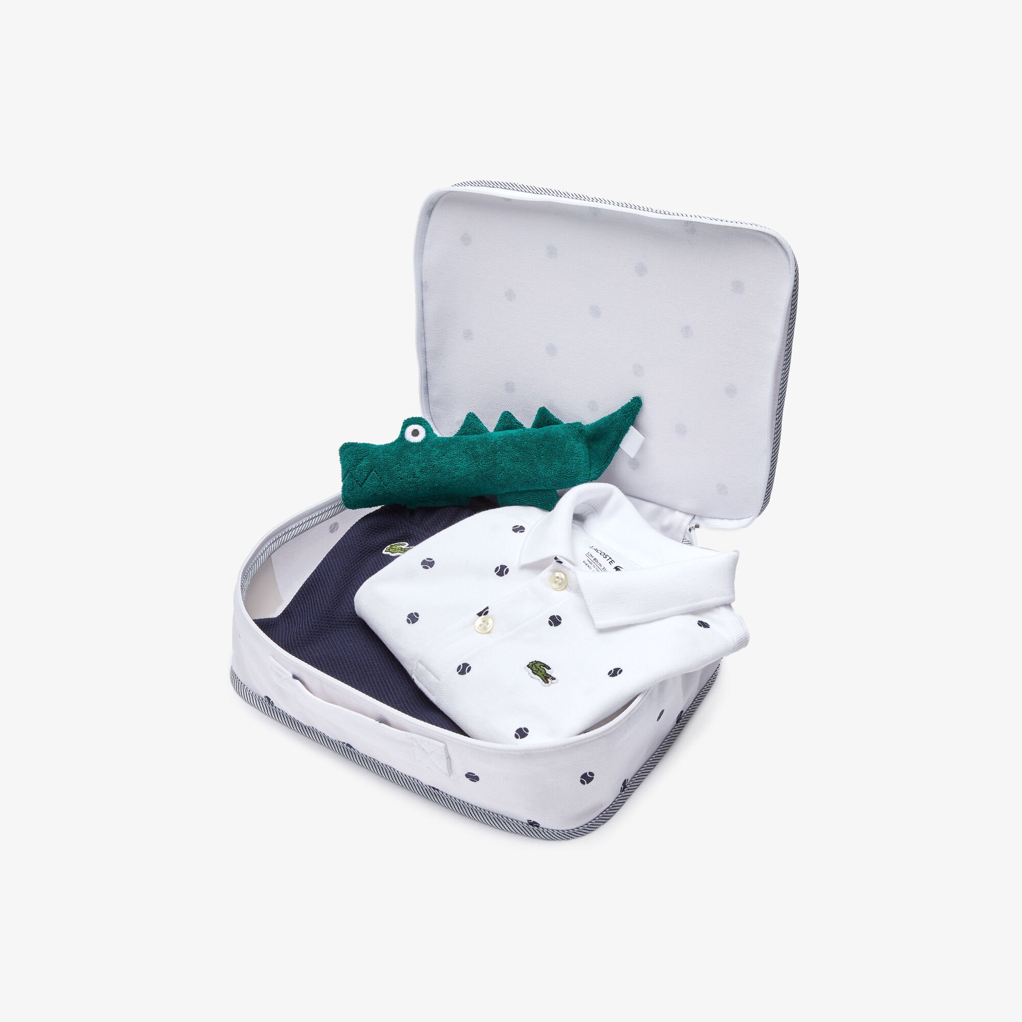 Buy Boys Rattle And Organic Cotton Pajama Box Set Lacoste QA