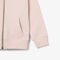 lacoste unisex brushed fleece zipped sweatshirt