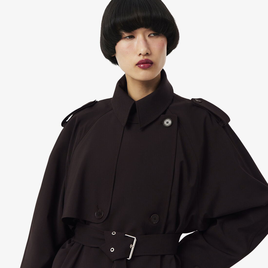 Oversized Wool Blend Trench Coat Oversized Wool Blend Trench Coat