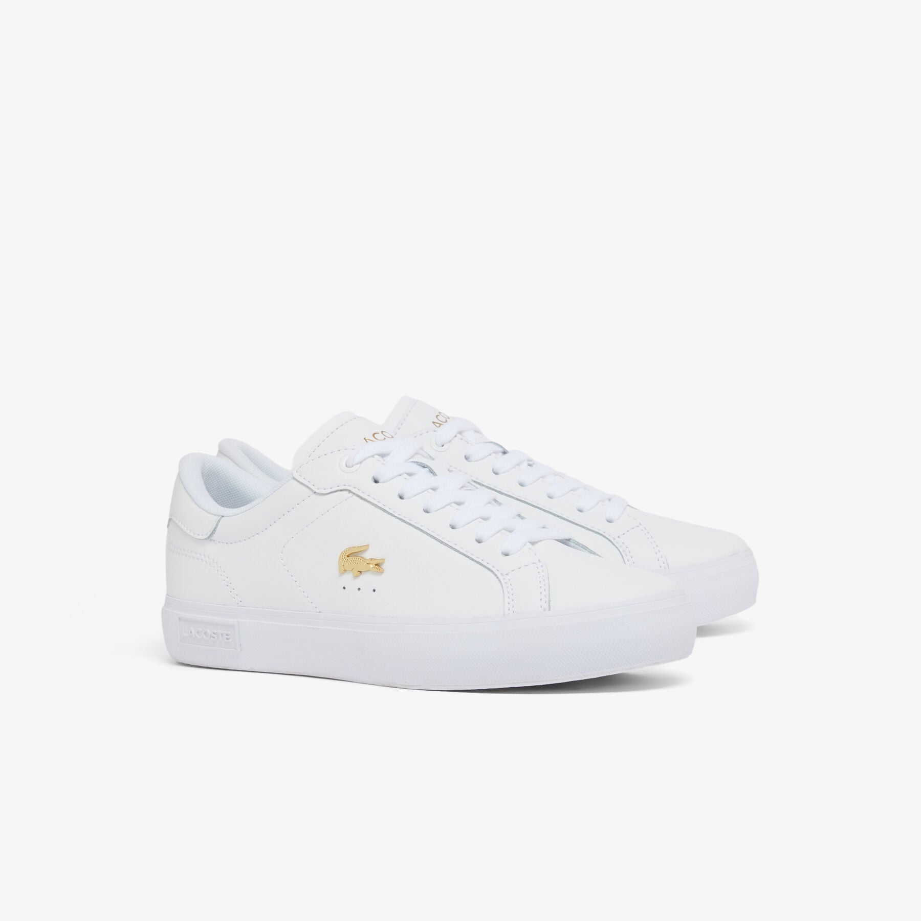 Women's Powercourt Leather Sneakers lacoste women s powercourt leather sneakers