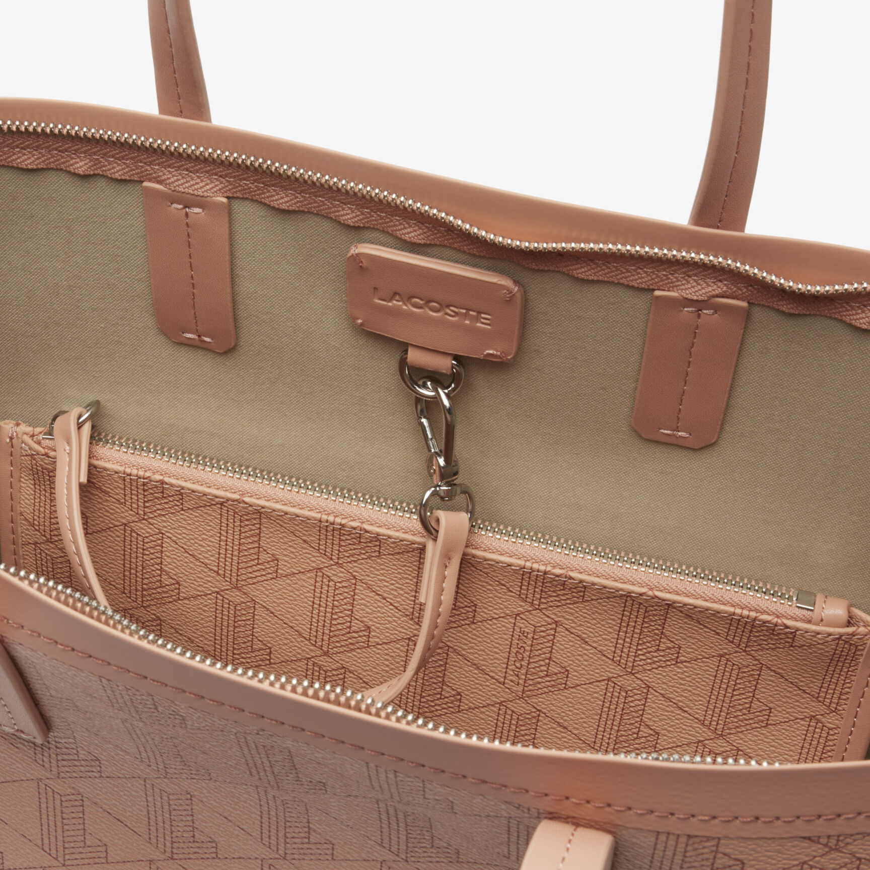 Zely Grained Tote with Pouch Zely Grained Tote with Pouch