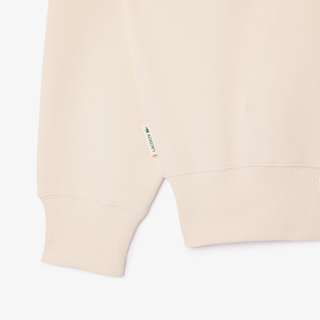 سويت شيرت بيكيه كبير الحجم من Lacoste x Highsnobiety سويت شيرت بيكيه كبير الحجم من Lacoste x Highsnobiety
