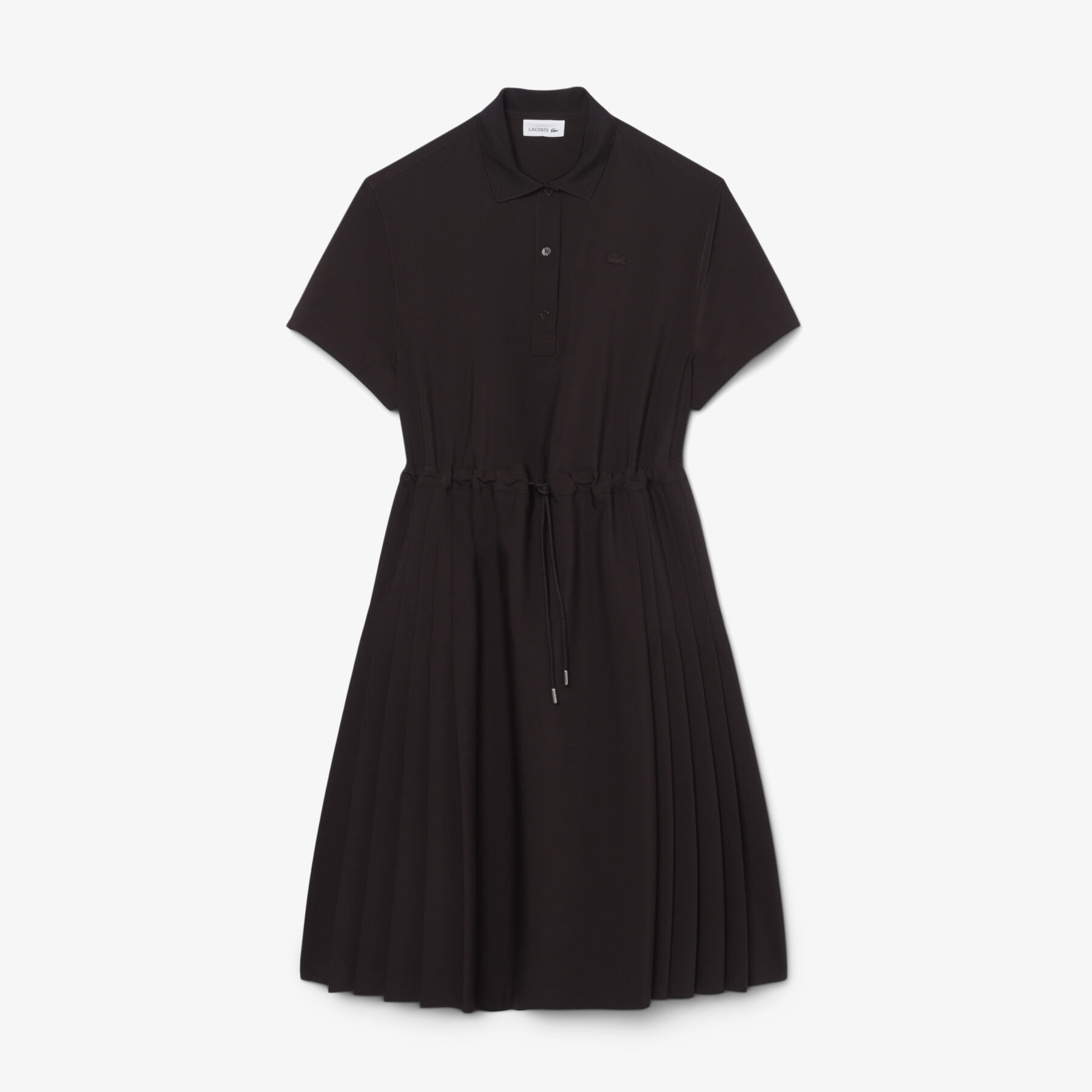 Wool blend Pleated Polo Dress lacoste wool blend pleated polo dress