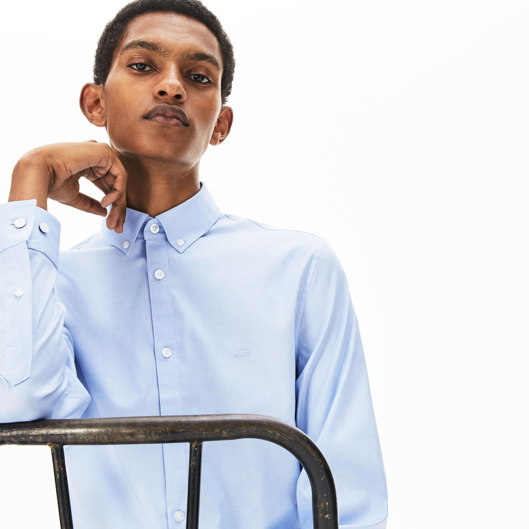 Men's Slim Fit Stretch Cotton Shirt Men's Slim Fit Stretch Cotton Shirt