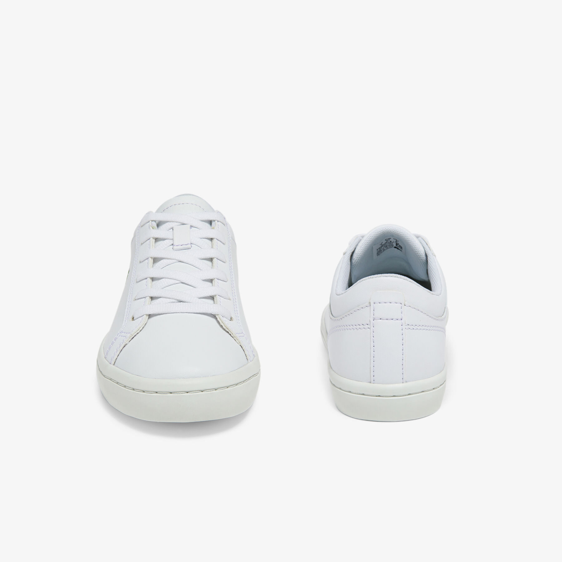 lacoste women s straightset leather trainers